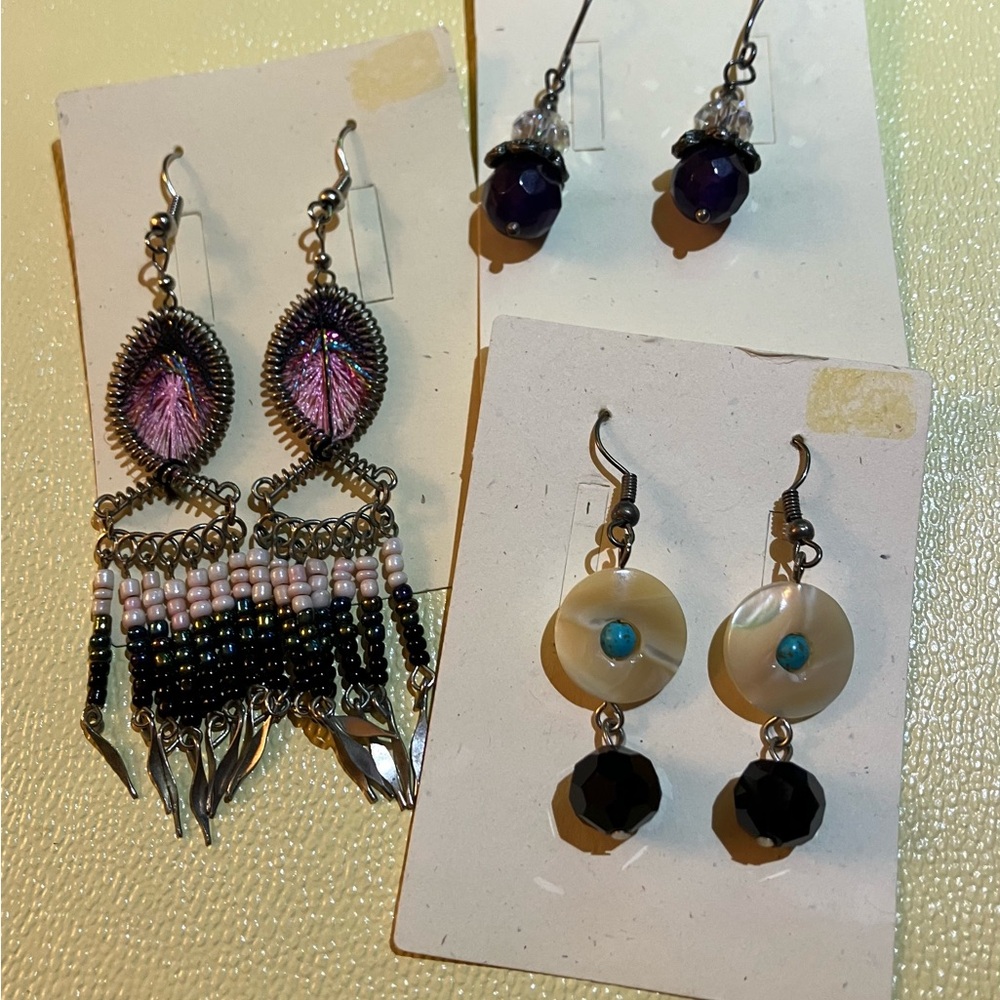 Elegant Multi-Color Earrings Sets